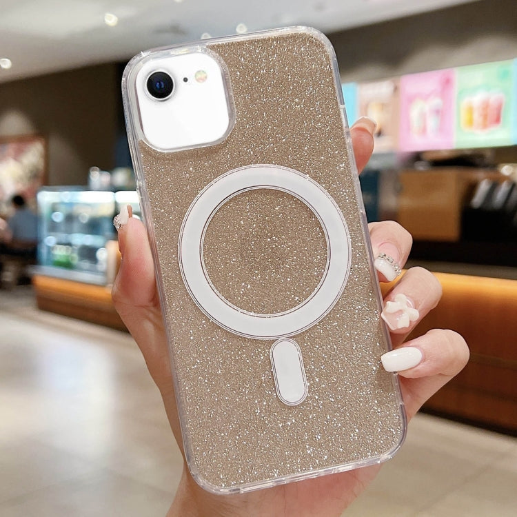 Acrylic Transparent Glitter MagSafe Phone Case, For iPhone 15, For iPhone 14 Plus�...