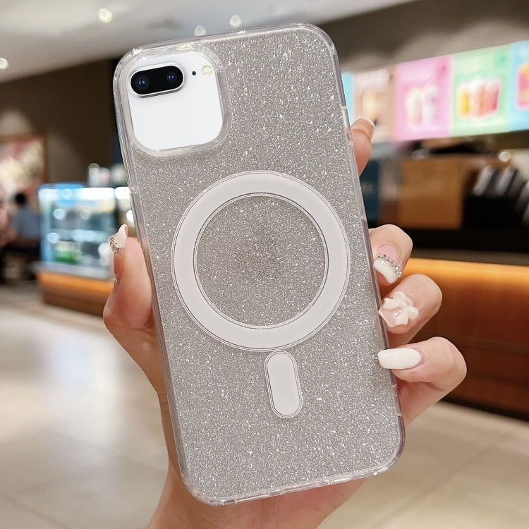 Acrylic Transparent Glitter MagSafe Phone Case, For iPhone 11, For iPhone 11 Pro��...