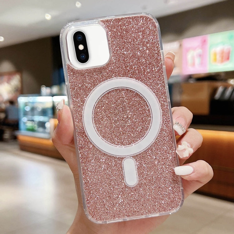 Acrylic Transparent Glitter MagSafe Phone Case, For iPhone 11, For iPhone 11 Pro��...