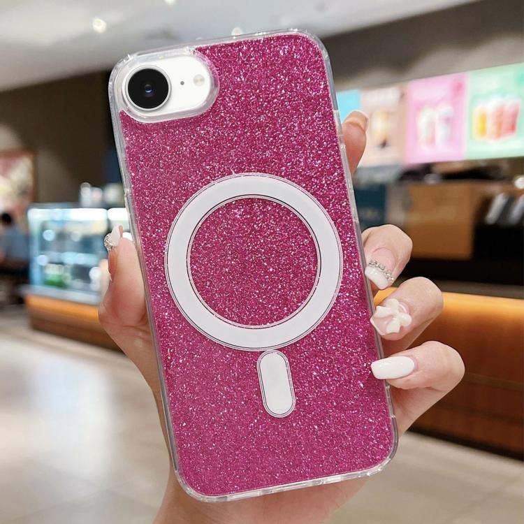 Acrylic Transparent Glitter MagSafe Phone Case, For iPhone 17 Pro Max�������������...