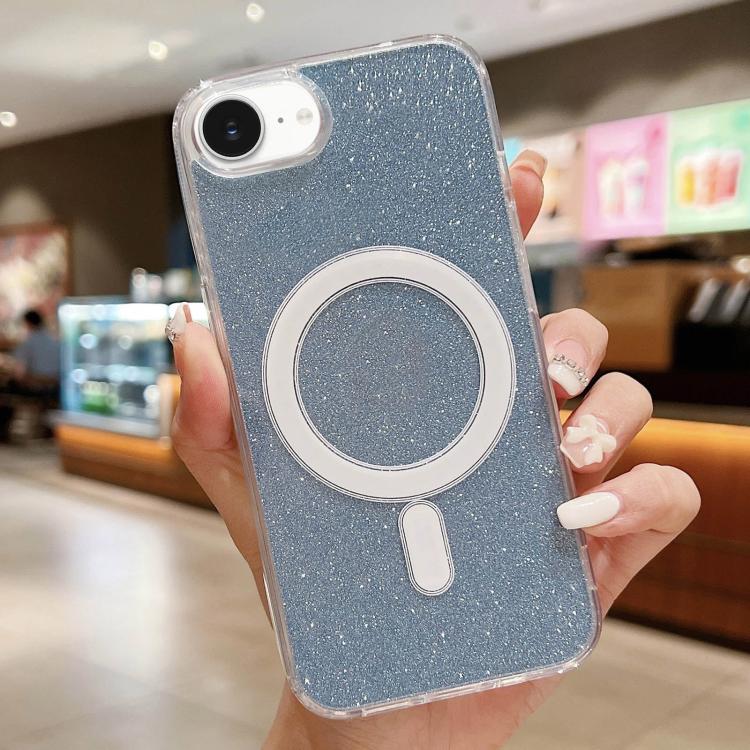 Acrylic Transparent Glitter MagSafe Phone Case, For iPhone 17 Pro Max�������������...