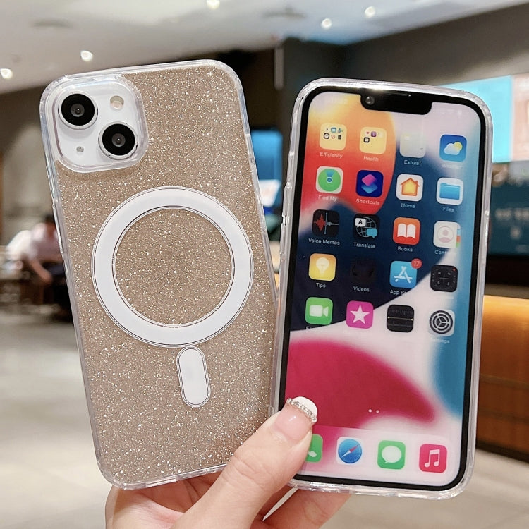 Acrylic Transparent Glitter MagSafe Phone Case, For iPhone 11, For iPhone 11 Pro��...