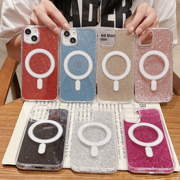 Acrylic Transparent Glitter MagSafe Phone Case, For iPhone 11, For iPhone 11 Pro��...