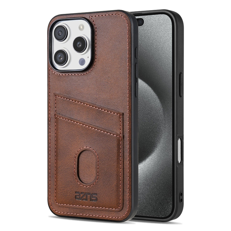 AZNS K1 Series Card Slot Business Phone Case, For iPhone 17 Pro Max, For iPhone 17 Pro, For iPhone 17, For iPhone Air, For iPhone 16e, For iPhone 16 Pro Max, For iPhone 16 Pro, For iPhone 16 Plus, For iPhone 16