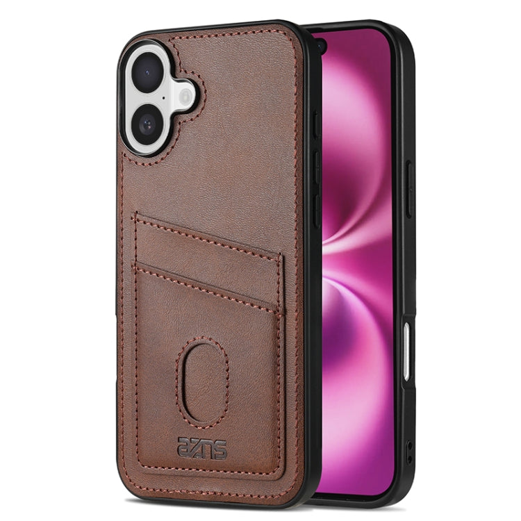 AZNS K1 Series Card Slot Business Phone Case, For iPhone 17 Pro Max, For iPhone 17 Pro, For iPhone 17, For iPhone Air, For iPhone 16e, For iPhone 16 Pro Max, For iPhone 16 Pro, For iPhone 16 Plus, For iPhone 16