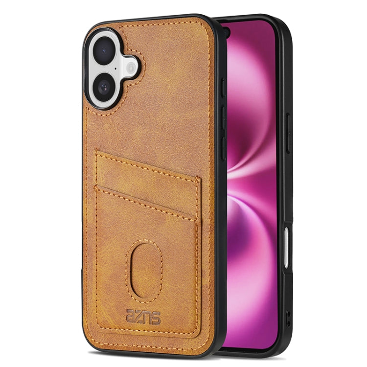 AZNS K1 Series Card Slot Business Phone Case, For iPhone 17 Pro Max, For iPhone 17 Pro, For iPhone 17, For iPhone Air, For iPhone 16e, For iPhone 16 Pro Max, For iPhone 16 Pro, For iPhone 16 Plus, For iPhone 16