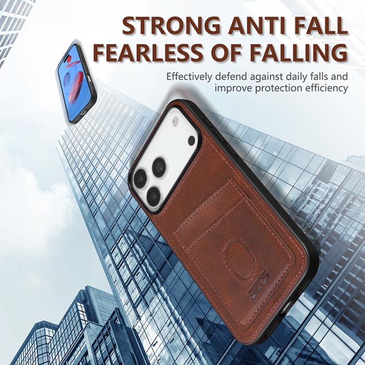 AZNS K1 Series Card Slot Business Phone Case, For iPhone 17 Pro Max, For iPhone 17 Pro, For iPhone 17, For iPhone Air, For iPhone 16e, For iPhone 16 Pro Max, For iPhone 16 Pro, For iPhone 16 Plus, For iPhone 16