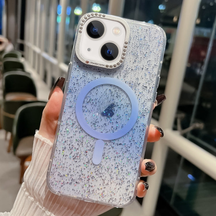 Blink Series Metal Lens Frame MagSafe Magnetic IMD Phone Case, For iPhone 15������...