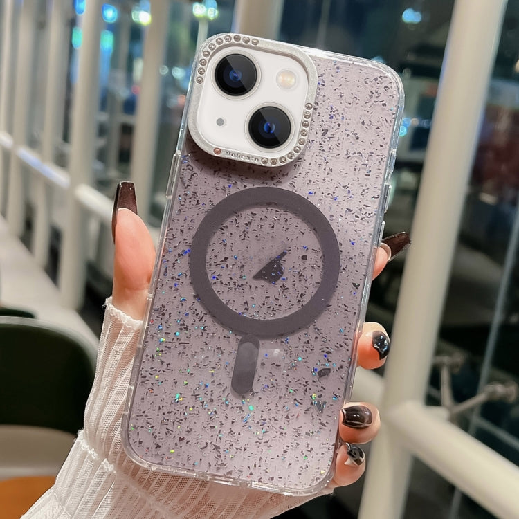 Blink Series Metal Lens Frame MagSafe Magnetic IMD Phone Case, For iPhone 15������...