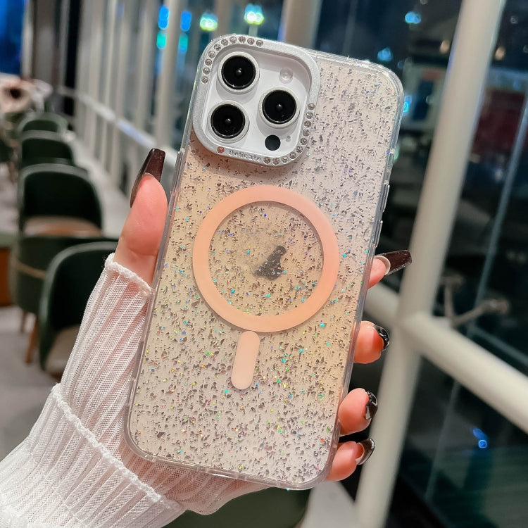 Blink Series Metal Lens Frame MagSafe Magnetic IMD Phone Case, For iPhone 15������...