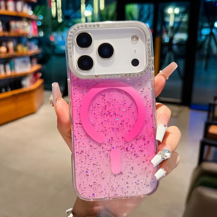 Blink Series Metal Lens Frame MagSafe Magnetic IMD Phone Case, For iPhone 17 Pro M...