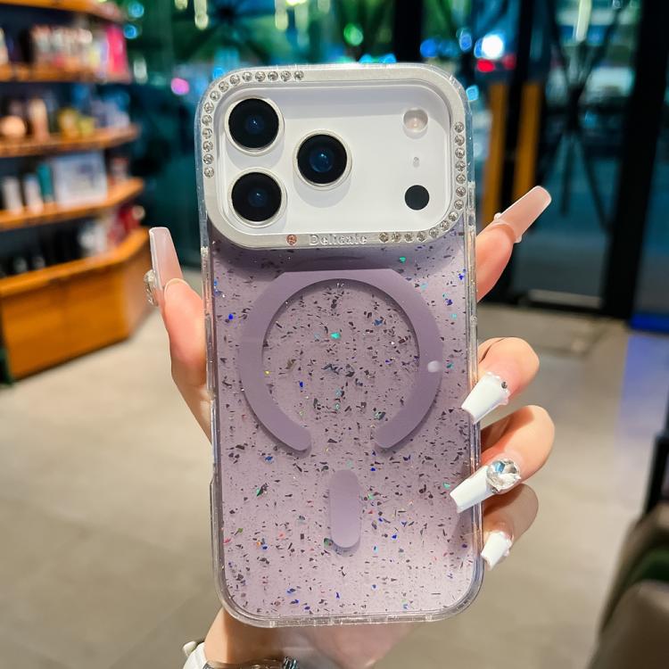 Blink Series Metal Lens Frame MagSafe Magnetic IMD Phone Case, For iPhone 17 Pro M...