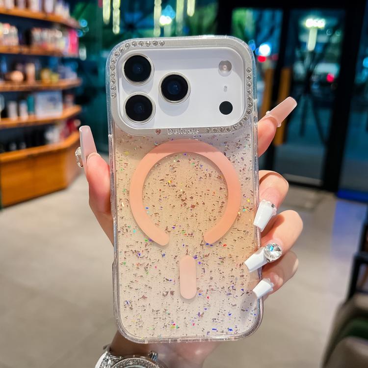 Blink Series Metal Lens Frame MagSafe Magnetic IMD Phone Case, For iPhone 17 Pro M...