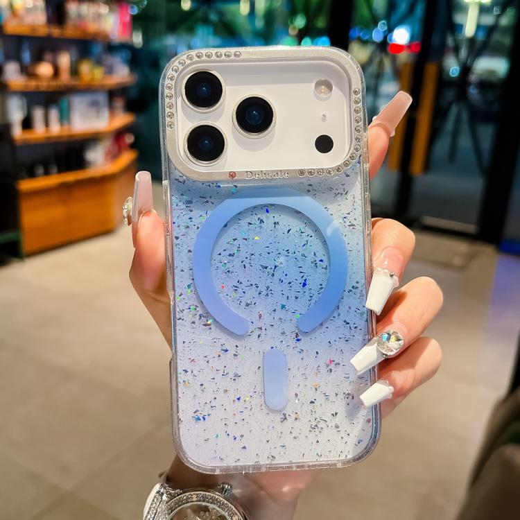 Blink Series Metal Lens Frame MagSafe Magnetic IMD Phone Case, For iPhone 17 Pro M...