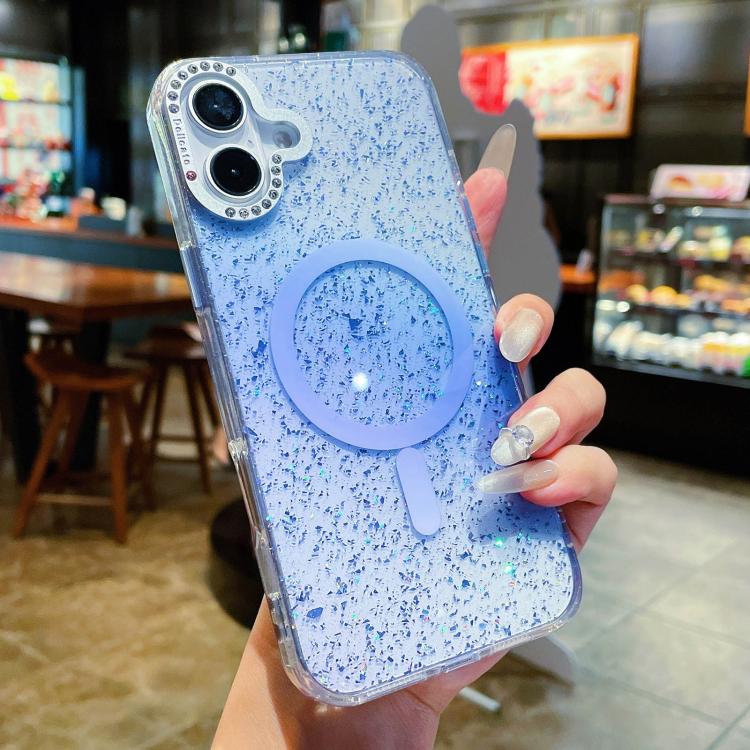 Blink Series Metal Lens Frame MagSafe Magnetic IMD Phone Case, For iPhone 17 Pro M...