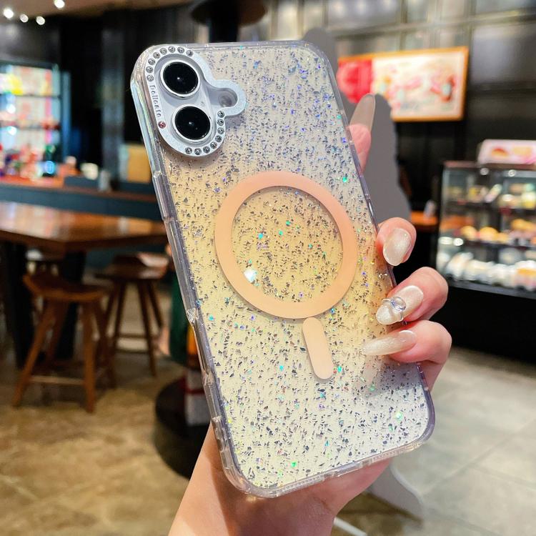 Blink Series Metal Lens Frame MagSafe Magnetic IMD Phone Case, For iPhone 17 Pro M...