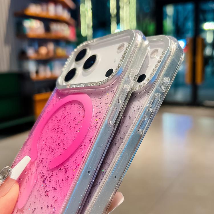 Blink Series Metal Lens Frame MagSafe Magnetic IMD Phone Case, For iPhone 15������...