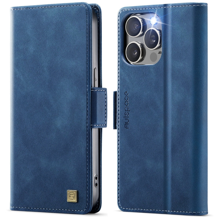 AutSpace A11 Side Buckle MagSafe Magnetic RFID Phone Leather Case�����������������...