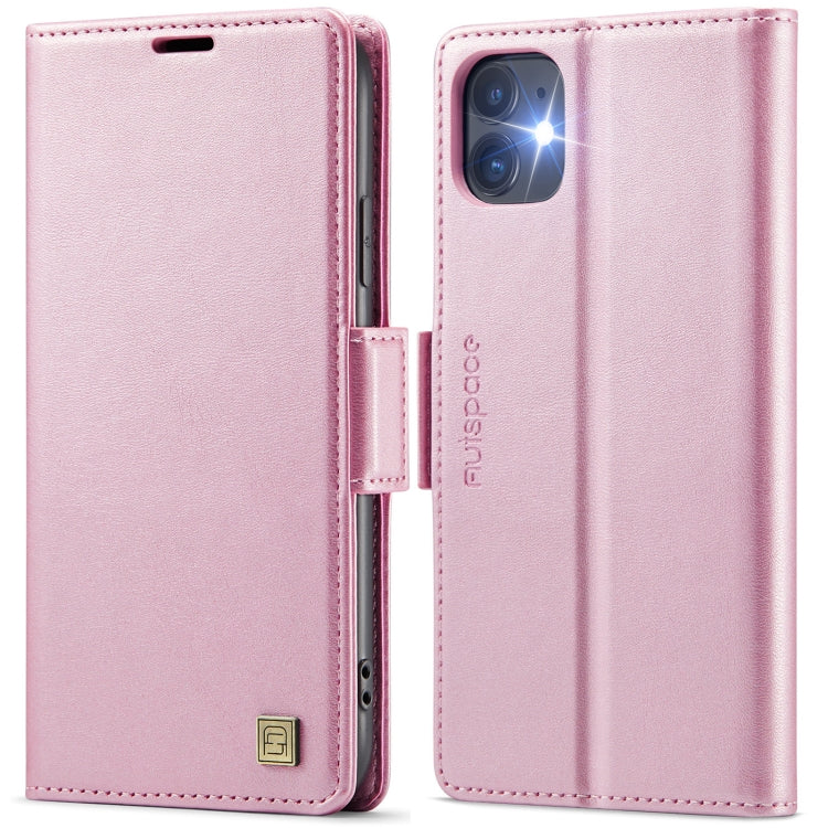 AutSpace A11 Side Buckle MagSafe Magnetic RFID Phone Leather Case, For iPhone 15��...