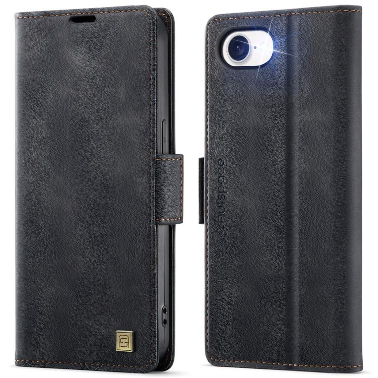 AutSpace A11 Side Buckle MagSafe Magnetic RFID Phone Leather Case�����������������...