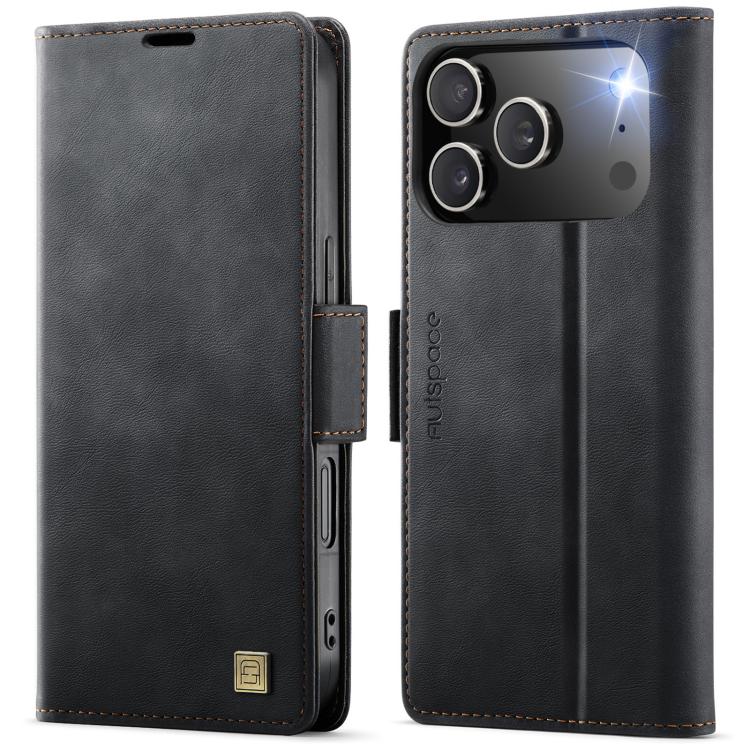 AutSpace A11 Side Buckle MagSafe Magnetic RFID Phone Leather Case�����������������...