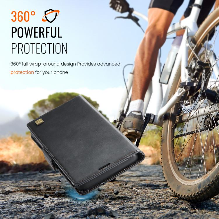 AutSpace A11 Side Buckle MagSafe Magnetic RFID Phone Leather Case�����������������...