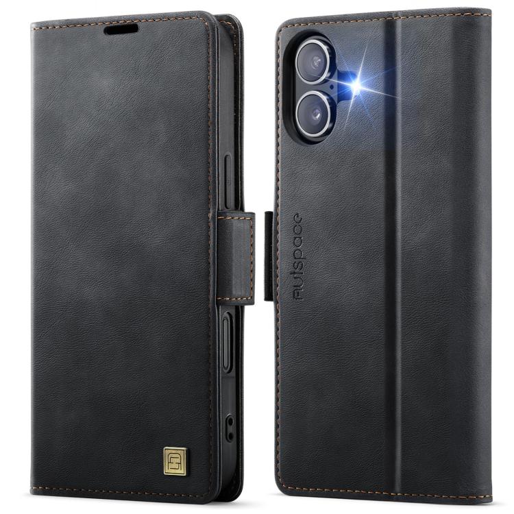 AutSpace A11 Side Buckle MagSafe Magnetic RFID Phone Leather Case�����������������...