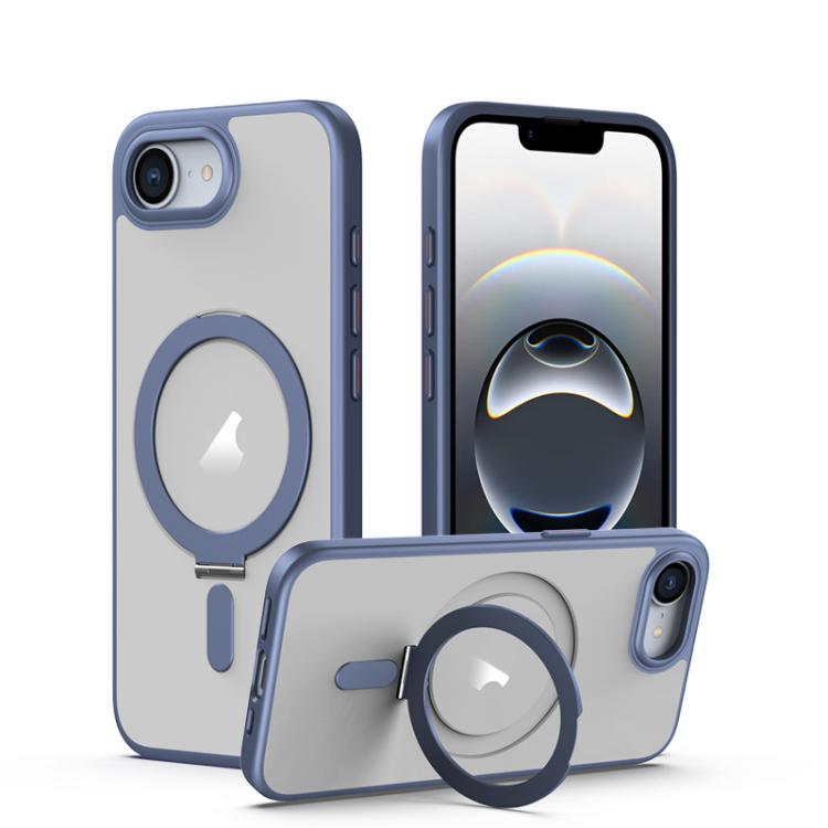 Airbag MagSafe Shockproof Frosted Phone Case with Fold Holder, For iPhone 17 Pro M...