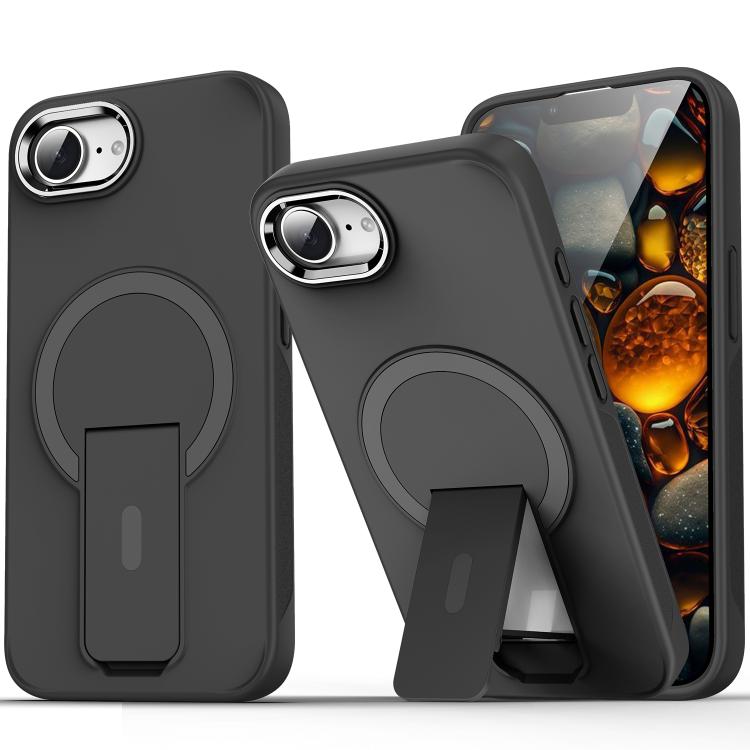 Acrylic Hybrid TPU MagSafe Holder Phone Case, For iPhone 17 Pro Max���������������...