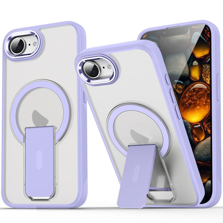 Acrylic Hybrid TPU MagSafe Holder Phone Case, For iPhone 17 Pro Max���������������...