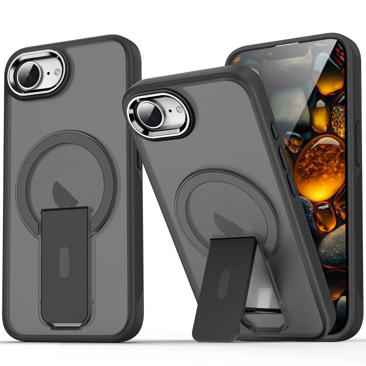 Acrylic Hybrid TPU MagSafe Holder Phone Case, For iPhone 17 Pro Max���������������...