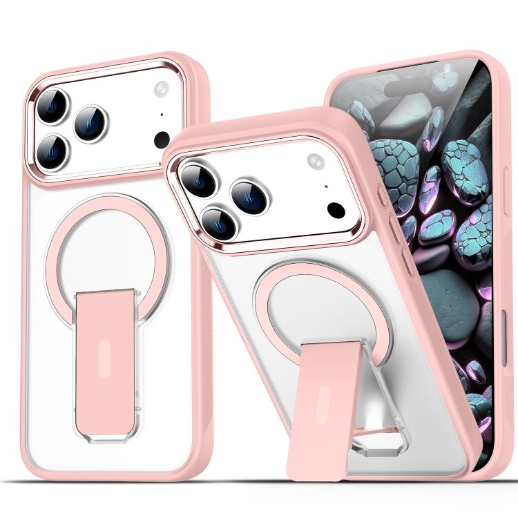 Acrylic Hybrid TPU MagSafe Holder Phone Case, For iPhone 17 Pro Max���������������...