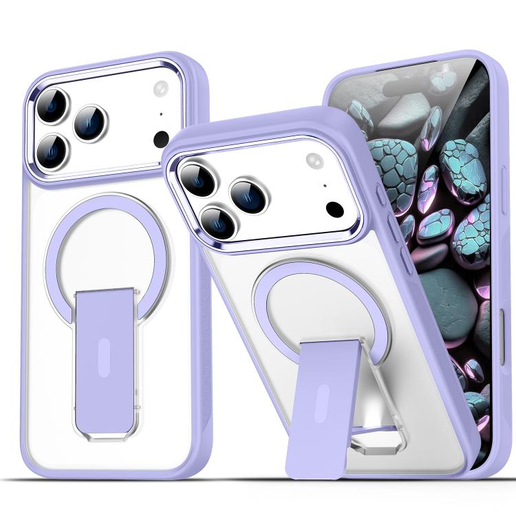 Acrylic Hybrid TPU MagSafe Holder Phone Case, For iPhone 17 Pro Max���������������...