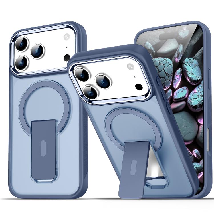 Acrylic Hybrid TPU MagSafe Holder Phone Case, For iPhone 17 Pro Max���������������...