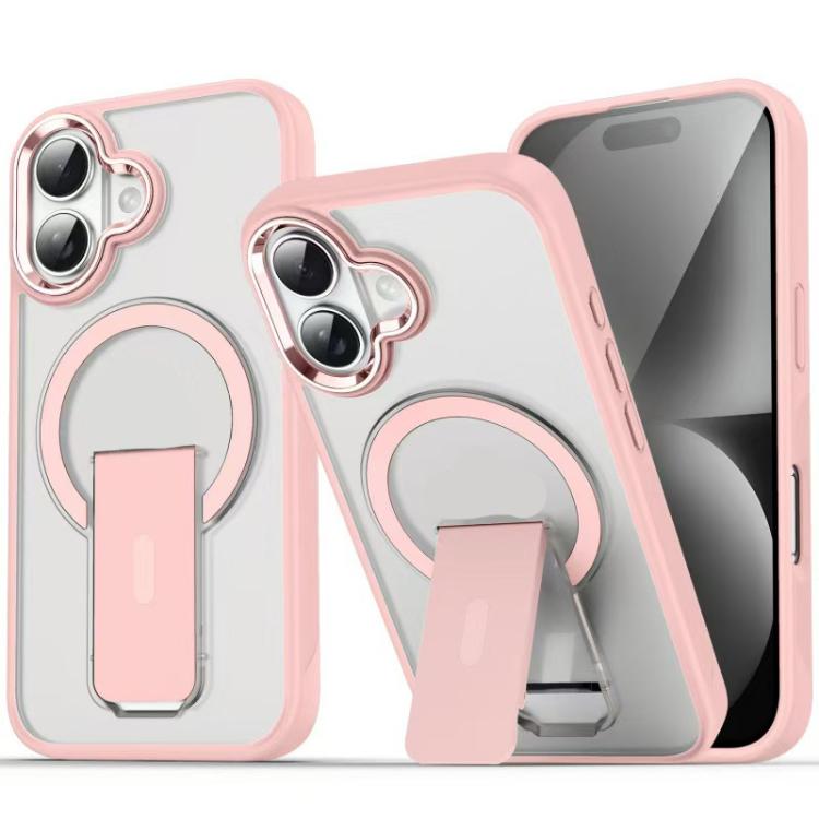Acrylic Hybrid TPU MagSafe Holder Phone Case, For iPhone 17 Pro Max���������������...