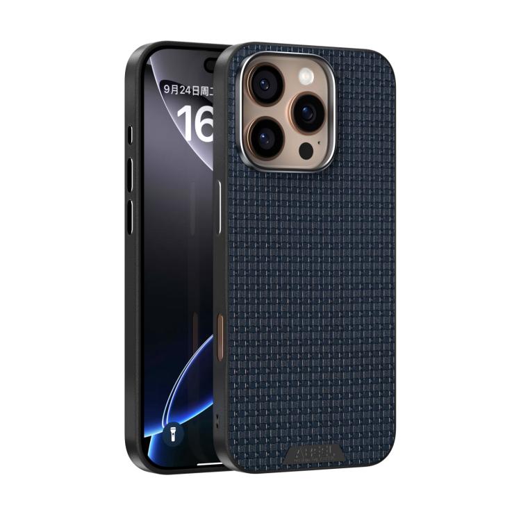 ABEEL Ruyi Pattern 6D Micro Relief MagSafe Leather Phone Case, For iPhone 17 Pro M...