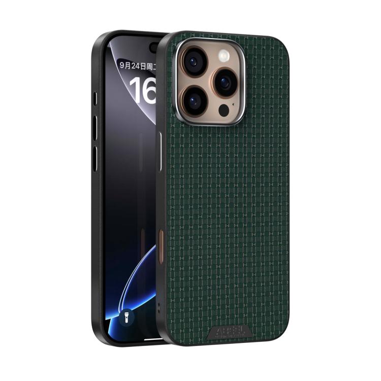 ABEEL Ruyi Pattern 6D Micro Relief MagSafe Leather Phone Case, For iPhone 17 Pro M...