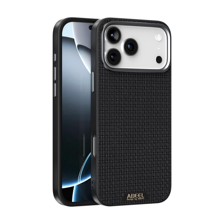 ABEEL Ruyi Pattern 6D Micro Relief MagSafe Leather Phone Case, For iPhone 17 Pro M...