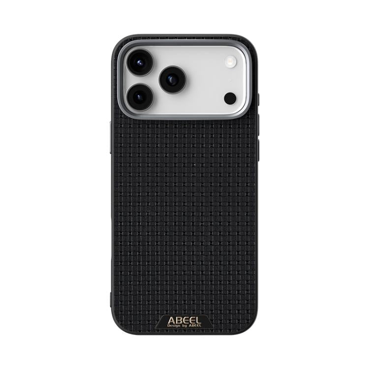 ABEEL Ruyi Pattern 6D Micro Relief MagSafe Leather Phone Case, For iPhone 17 Pro M...