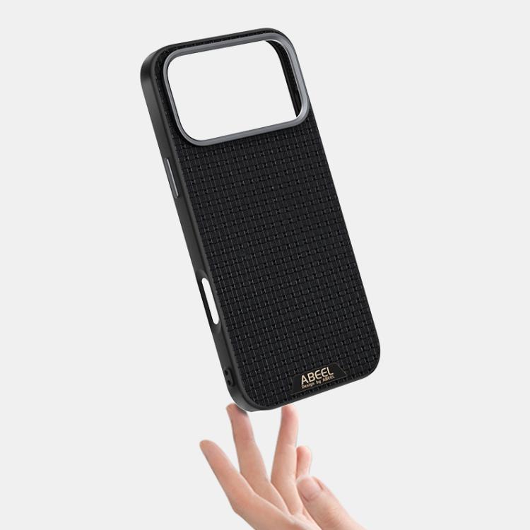 ABEEL Ruyi Pattern 6D Micro Relief MagSafe Leather Phone Case, For iPhone 17 Pro M...