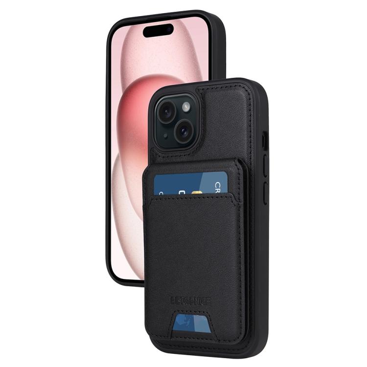 BETOPNICE Vertical Flip Detachable MagSafe Wallet Phone Case, For iPhone 15 Pro Ma...