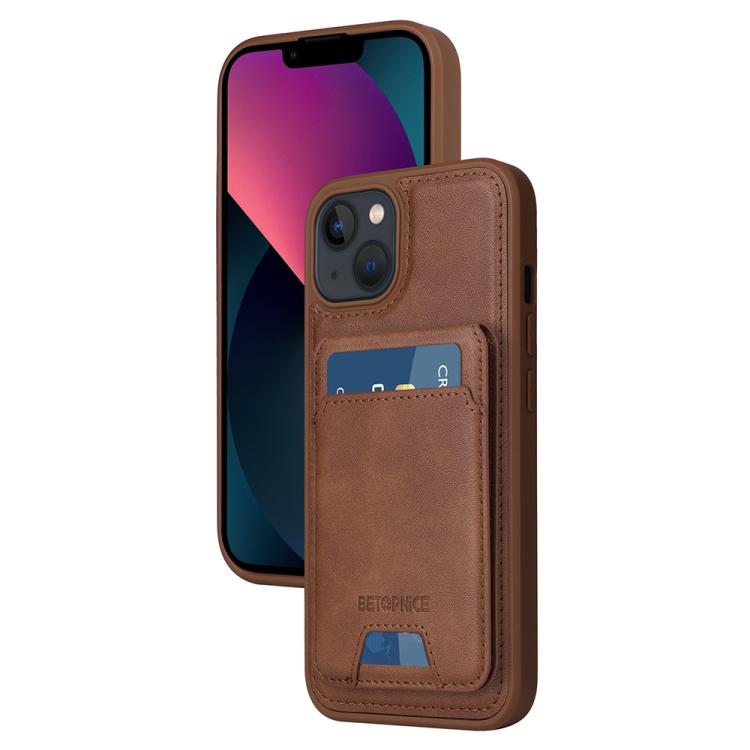 BETOPNICE Vertical Flip Detachable MagSafe Wallet Phone Case, For iPhone 15 Pro Ma...