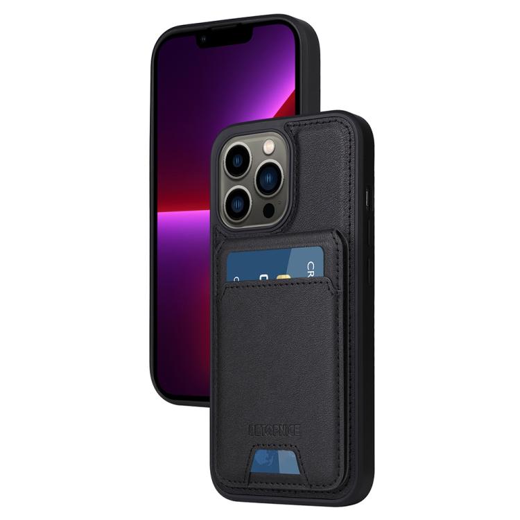 BETOPNICE Vertical Flip Detachable MagSafe Wallet Phone Case, For iPhone 13 Pro���...