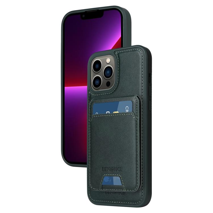 BETOPNICE Vertical Flip Detachable MagSafe Wallet Phone Case, For iPhone 15 Pro Ma...