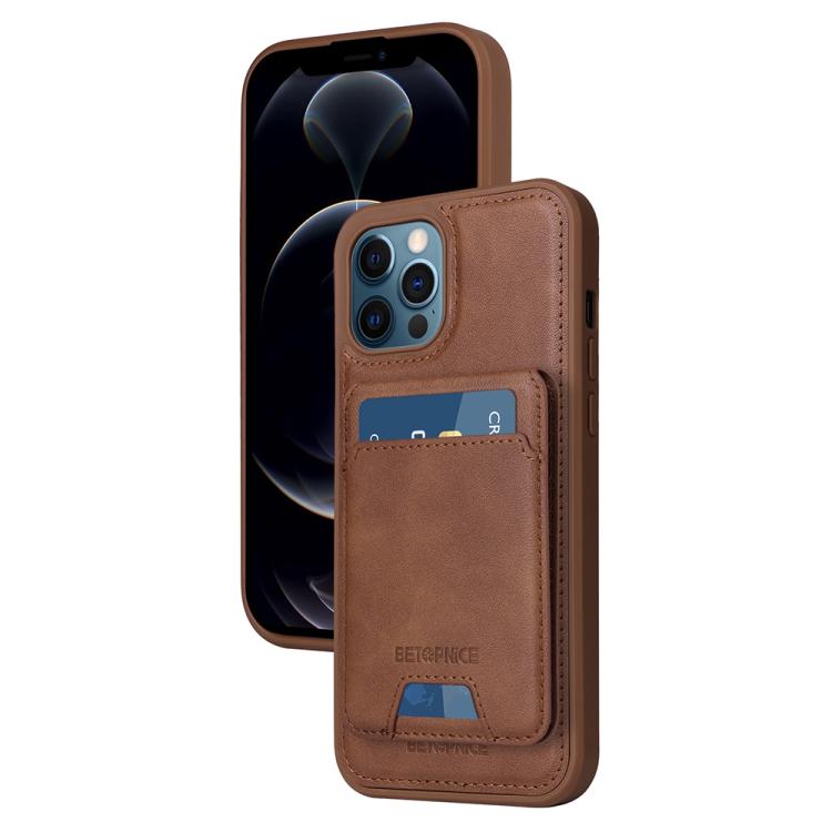 BETOPNICE Vertical Flip Detachable MagSafe Wallet Phone Case, For iPhone 13 Pro���...