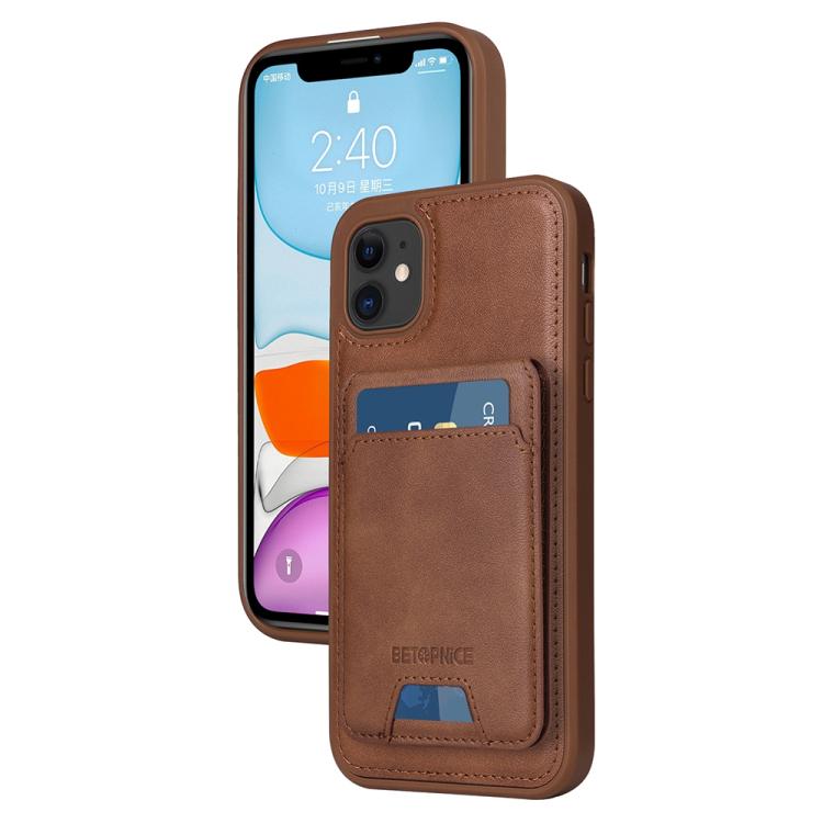 BETOPNICE Vertical Flip Detachable MagSafe Wallet Phone Case, For iPhone 13 Pro���...