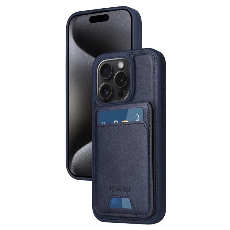 BETOPNICE Vertical Flip Detachable MagSafe Wallet Phone Case, For iPhone 15 Pro Ma...