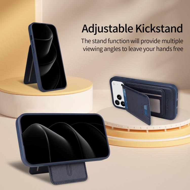 BETOPNICE Vertical Flip Detachable MagSafe Wallet Phone Case, For iPhone 17 Pro Ma...