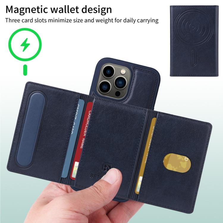 BETOPNICE Horizontal Flip Detachable MagSafe Wallet Phone Case, For iPhone 13 Pro�...