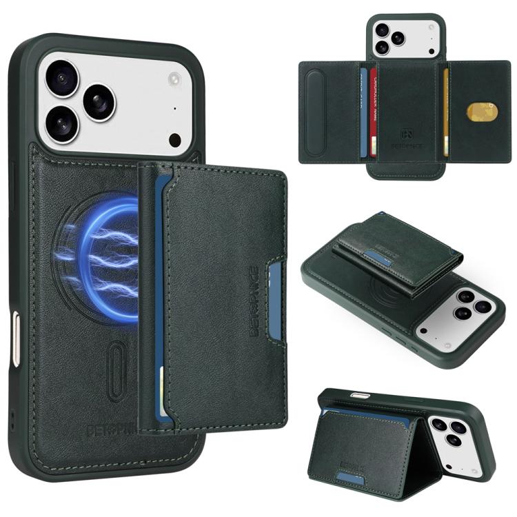 BETOPNICE Horizontal Flip Detachable MagSafe Wallet Phone Case, For iPhone 17 Pro ...